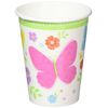 Amscan Celebrate Spring Paper Cups Disposable Drinkware (18 Pieces), Multicolor, 9 oz