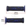 Fire Hand Grip 7/8 Blue Universal Gel Handle Bar 22mm Left Right Front