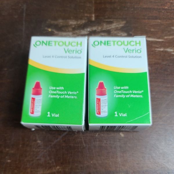 OneTouch Verio Level 4 Control Solution Vial For Glucose Meter 2 vials