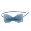 Zac's Alter Ego 3 Assorted Thin Satin Alicebands with Sequin Lace Double Bow