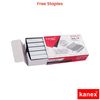 KANEX 555 Stapler for School Office Use - 20 Sheets Stapling + 1000 Staples (Cream Body)