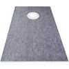 VEVOR Shower Curb Kit 38"x60" with Offset Drain ABS Waterproofing