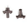 BUIDI 2Pieces Universal Microwave Turntable Coupler Plate Support Stand Drive Cog Tools