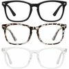 3 Pack Blue Light Blocking Glasses  for Women Men Computer Gaming Vision Care Pr