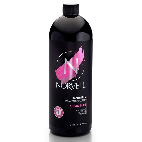 Norvell Premium Sunless Tanning Solution - Clear Plus, 1 Liter