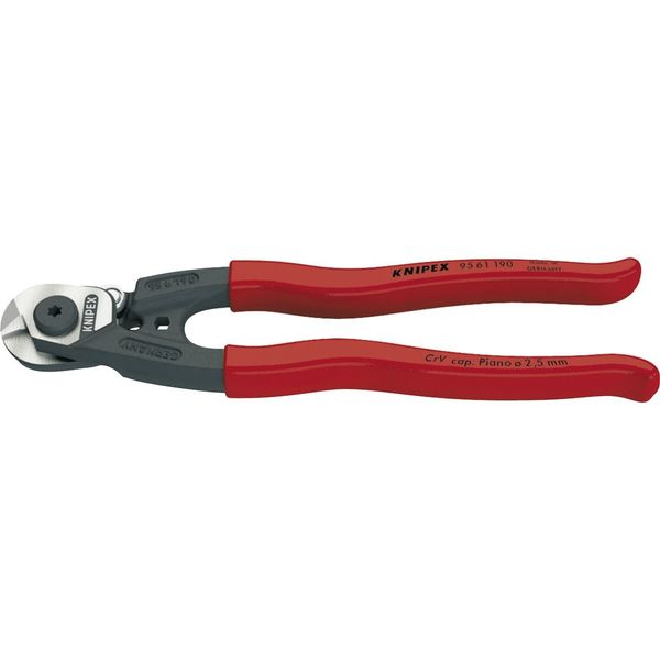 Knipex Tools 95 61 190 SBA Wire Rope Cutters, 7-1/2 inches