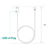 TUSITA Charge Cable Compatible Google Nest Cam 1M - Magnetic Charging Camera Wire, 2-Pack