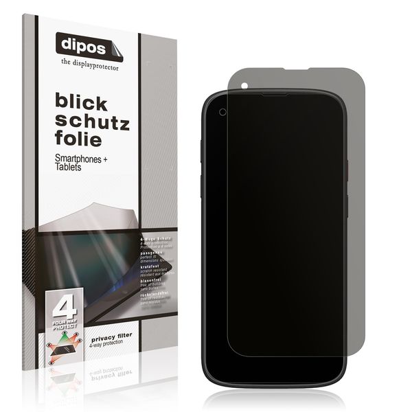 dipos Privacy Screen Protector Compatible with Unihertz Jelly Max Matte Screen Protector with 4-Way Privacy Effect