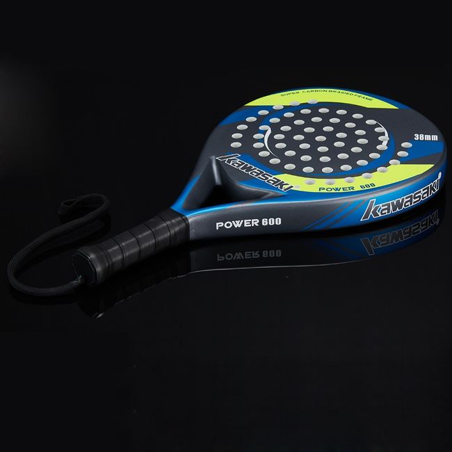 reserva Avanzado auricular Kawasaki Brand Padel Tennis Carbon Fiber Soft EVA Face Tennis Paddle  Racquet Racket with Padle Bag Cover Power 600 - EveryMarket