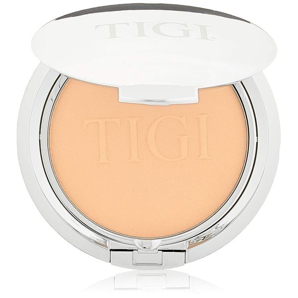 TIGI Cosmetics Powder Foundation, Pure, 0.37 Ounce