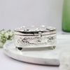 De Walden Girlfriend Engraved Silver Plated Trinket Box in a Lined Presentation Box