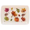 Serving Tray Small Food Guest Snack Server Autumn Fall Theme Leaf Nature Design