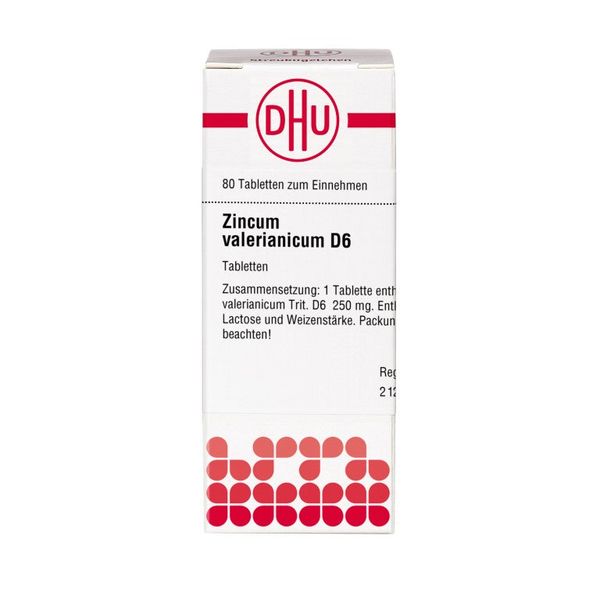 DHU Zincum valerianicum D6 Tabletten, 80 St. Tabletten