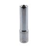 3/16" Deep SAE Socket 1/4" Drive 48mm Length 6 Point Chrome Vanadium Steel