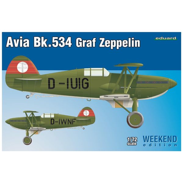 Eduard Kit 1:72 Weekend -Avia Bk-534 Graf Zeppelin