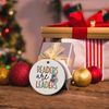 Book Lovers' Christmas Tree Ornament, Ceramic Ceramic Ornament