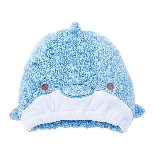 Libuhahato 17813-61 Hair Cap, Animal Pussy Towel, Dolphin (Total Length: Approx. 8.7 inches (22 cm), Absorbent, Quick Drying, Soft