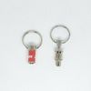 3Pcs Snap on tools Keychains Pull apart Key Chain pullapart Rings both ends NEW!