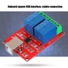 Relay USB Control Switch PC Module USB Intelligent USB 2 Channel 5 V Controller, Support System: for XP 32 Bit, 64 bit System