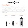 Fidlock Twist Bottle Set 800 + Bike Base Transparent Clear