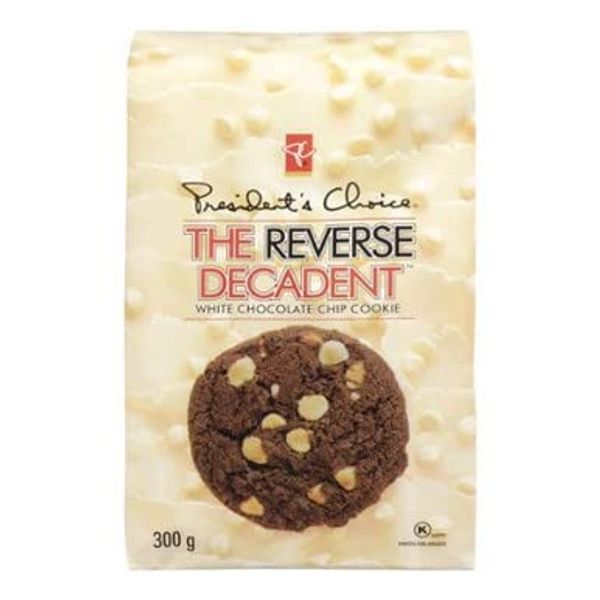 President's Choice - The Reverse Decadent with White Chocolate Chips Cookies