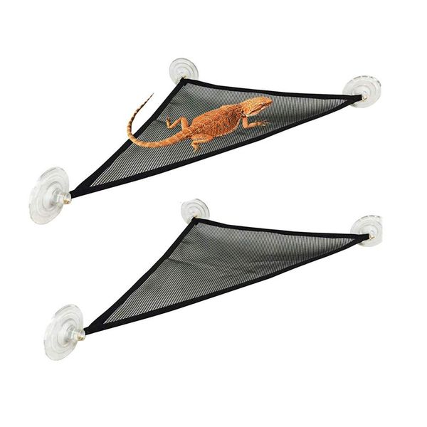 Yih Vane 2Pcs Mesh Reptile Hammocks for Lizard Snake