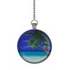 Gotham Decor Palm Tree on The Beach Ceiling Fan/Light Pull Pendant with Chain