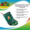 Nintendo Super Mario Bros. Retro Embroidered Holiday Stocking