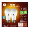 LED Light Bulb Relax HD A19 E26 (Medium) Soft White 75 Watt Equivalence Frosted 