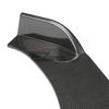 3pcs Matte Black Universal Front Bumper Lip Splitter Kit Spoiler Lip cover