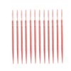 200pcs Double-Head Toothpicks Soft Plastic Oral Care Interdental Floss Cleaners Braces Brush,toothpicks(Pink)