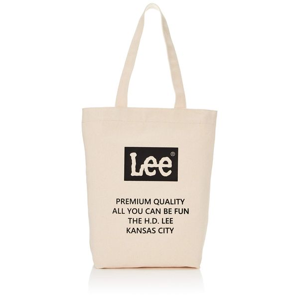 Lee 320-802 Thick Cotton Canvas Tote Bag, white