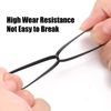 100~12" BLACK CABLE ZIP TIES Heavy Duty UV Resistant UL 6/6 Nylon