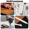 8Pcs Ergonomic Straight Bone Folder Sturdy Plastic Bone Folder Useful Smooth Touch Bone Folder Tool Embossing Creaser Paper Craft for DIY Handmade