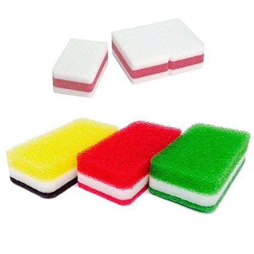 Duskin Kitchen Sponge 3 Color Set Antibacterial Type S and Eco Sponge Mini