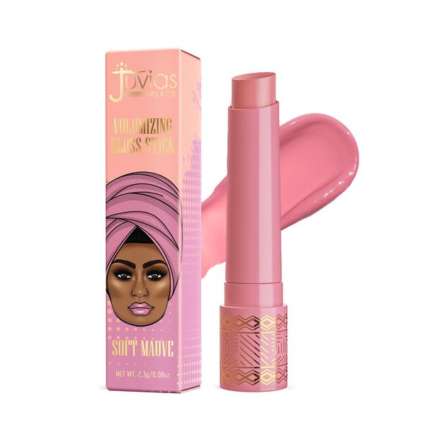 Juvia's Place Volumizing Gloss Sticks, Soft Mauve - Shiny Luscious Lips with Nourshing Hydration, Plumping Gloss, Lip Plumper Gloss, Plumping Lip Balm, Hydrating Lip Gloss