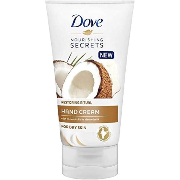 Dove Nourishing Secrets Coconut Oil Restoring Body Lotion, 400ml and Free Dove Coconut Oil and Almond Milk Hand Cream 75 ml