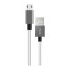 Voltz Premium Series 6-Feet Micro-USB Tangle-Free Braided Cable (White)