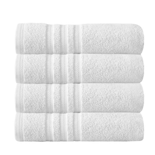 Arm & Hammer Performance Bath Towels, 4 Piece, White