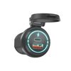 Motorcycle Charger Cigarette Lighter Socket 2 USB Type-C Charging Power Outlet