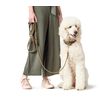 HUNTER Training leash, 13/200 67302 Soft genuine cow leather, olive