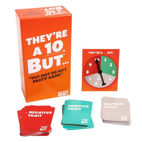 They're a 10 But...The Hot or Not Party Game - Fun Card Games for Adults by What Do You Meme®