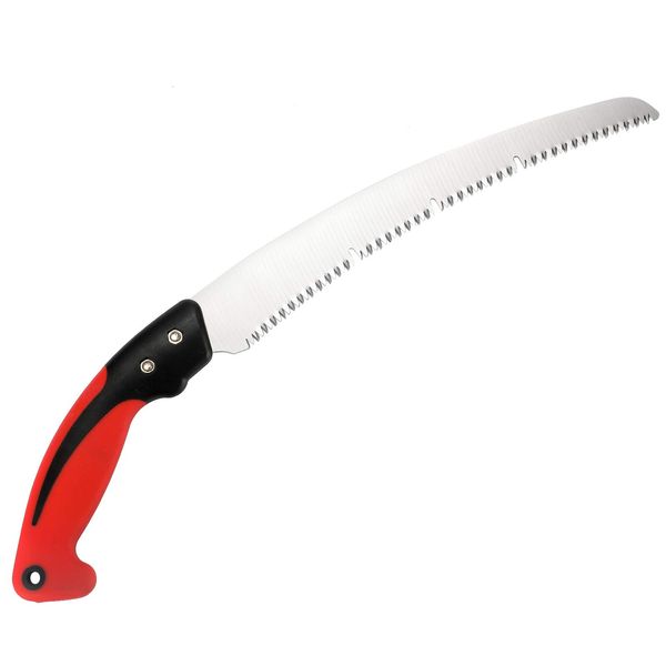 BlueNatHxRPR 11 Inch Hand Pruning Saw Household Garden Pruning Saw Survial Hand Saw Tool with Saw Blade Enclosure for Garden Trimming Wood Camping Tree Branches Trimming