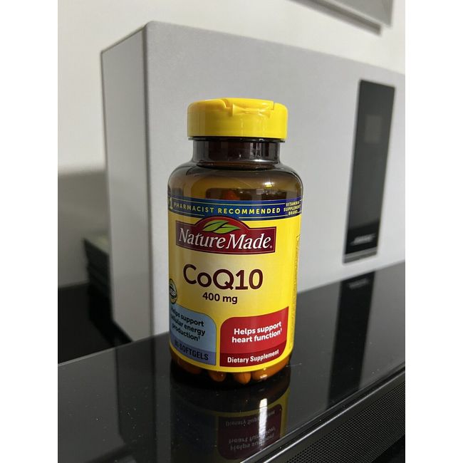 Nature Made CoQ10 400 mg. 90 Softgels Heart Health Energy New Sealed Exp: 9/2025