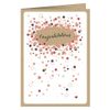 Quire Copper Charm Card Congratulations Dancing Bubbles, 115 x 163mm