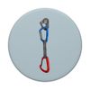 Rock Climbing Hanger and Carabiner QUICKDRAW PopSockets Adhesive PopGrip