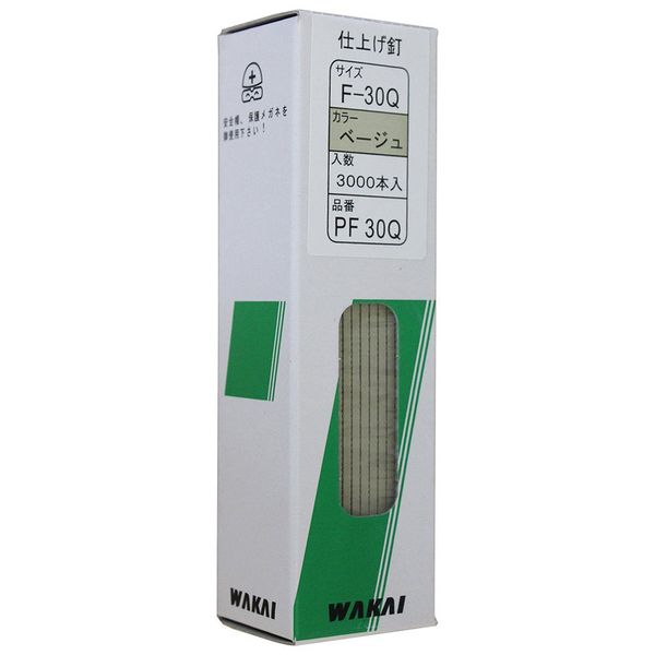 WAKAI PF30Q Finishing Nails, Beige, 3000 Pieces