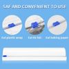 Refillable Plastic Wrap Dispenser with Slide Cutter, cling wrap with slide cu...
