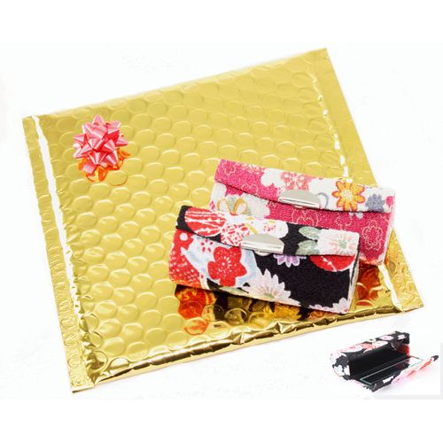 Set of 2~ Gift Set Red & Black Japanese Retro Style Lipstick Case Holder w Mirror Coin Box Birthday Christmas Congratulatory Party Gift