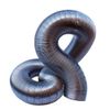 Semi-Rigid Aluminium Flexible Ducting - 3M - 150mm